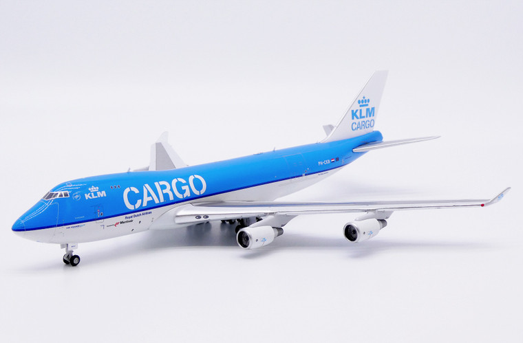 JC Wings KLM Royal Dutch Airlines Cargo (Martinair) Boeing 747-400F "OC" Reg: PH-CKB OC With Stand XX40702 Scale 1:400