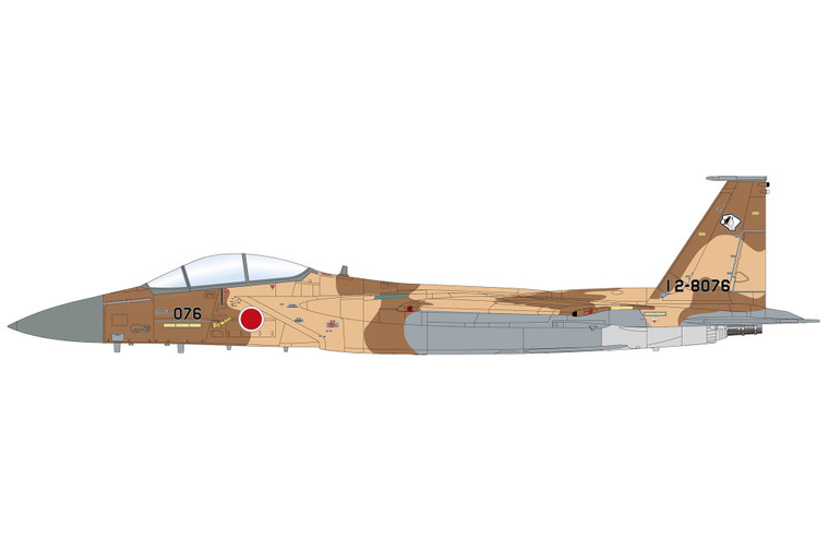 Hobby Master F-15DJ "Desert Scheme" 12-8076, Aggressor Squadron, JASDF HA4581 Scale 1:72