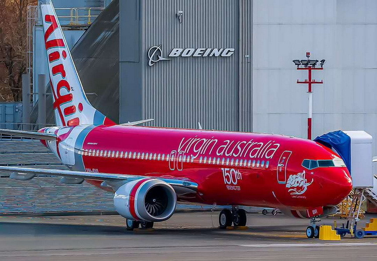 Phoenix Model Virgin Australia Boeing 737 MAX 8 Reg: VH-8VI 12095