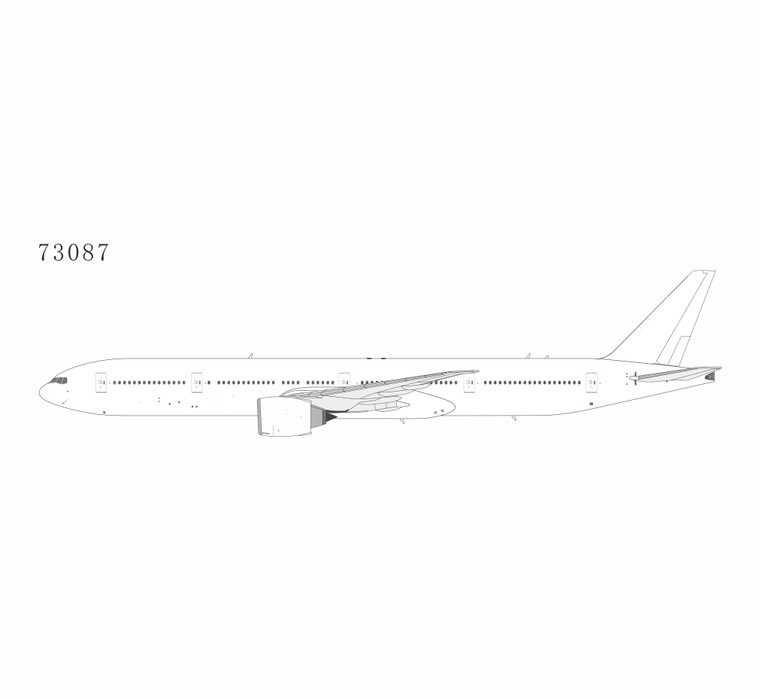 NG Model Blank Model Boeing 777-300ER 73087 1:400