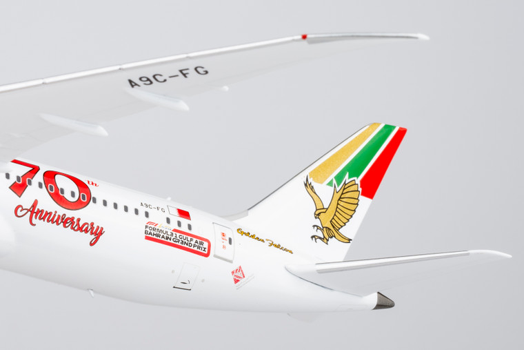 NG Model Gulf Air Boeing 787-9 Reg: A9C-FG 1976 retro cs, 