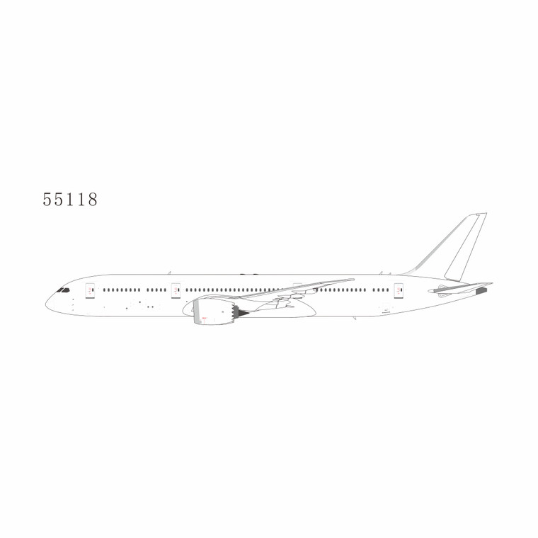 NG Model Blank Model Boeing 787-9 Trent 1000 ENGINES 55118 1:400