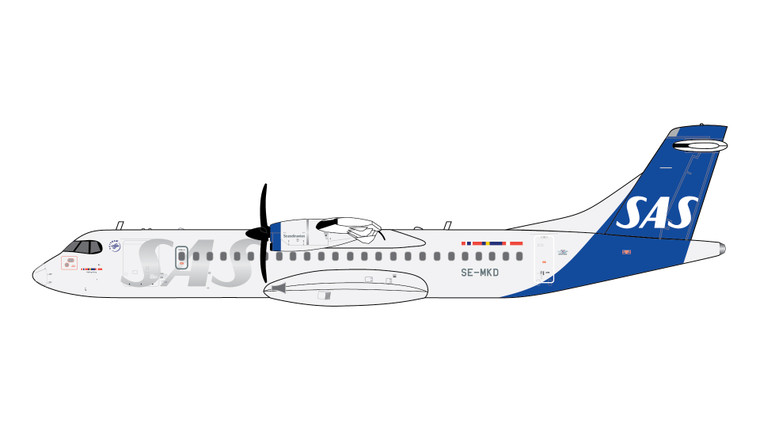 GeminiJets Scandinavian Airlines ATR 72-600 SE-MKD GJSAS2368 1:400