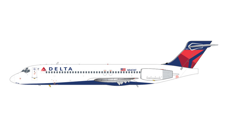 Gemini200 Delta Air Lines Boeing 717-200 N947AT G2DAL1417 1:200