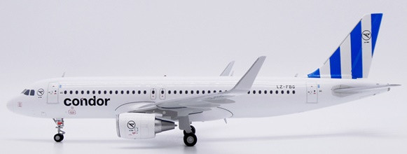 JC Wings Condor Airbus A320 "Blue Tail" Reg: LZ-FBG LH2495 1:200 With Stand