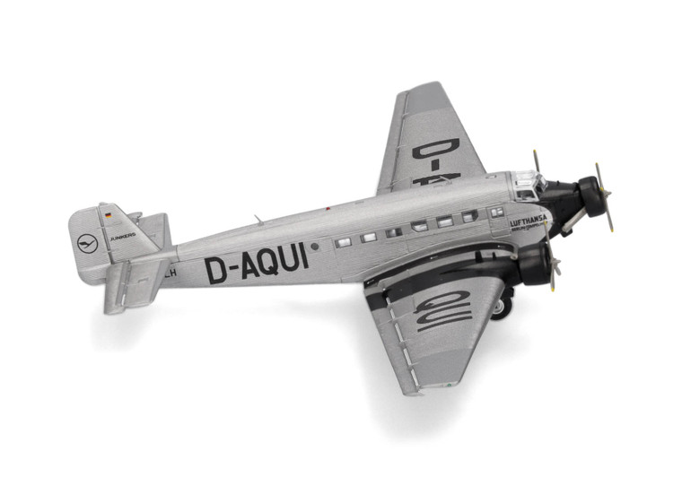 新品Herpa Junkers Ju 52/3m 1/160 絶版 D-ABIK Lufthansa Junkers Ju-52 Scale 1:160