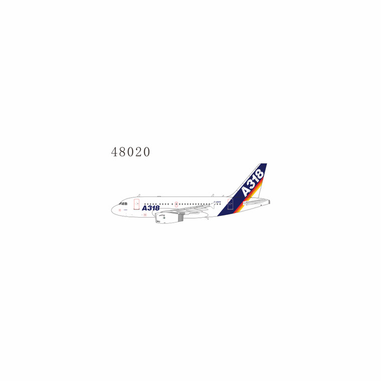 NG Model Airbus Industrie Airbus A318-100 Reg: F-WWIB old colors; PW6000 ENGINES 48020 1:400