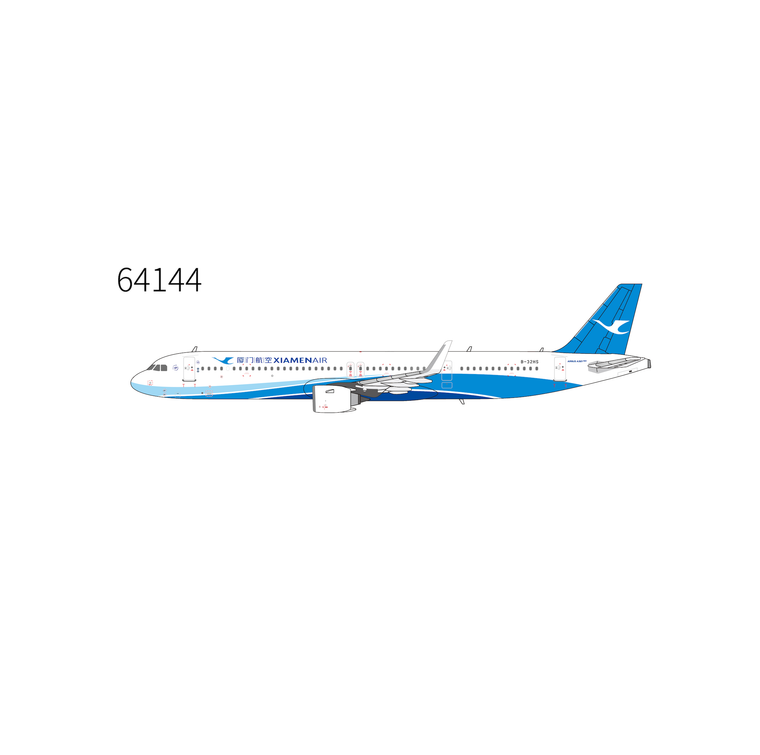 NG Model Xiamen Airlines Airbus A321neo Reg: B-32HS current colors 64144 1:400