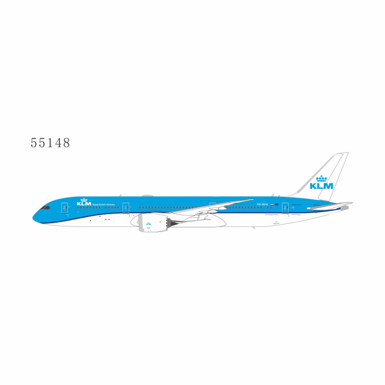 NG Model KLM Royal Dutch Airlines Boeing 787-9 Reg: PH-BHA revised colors; named "Carnation / Anjer" 55148 1:400