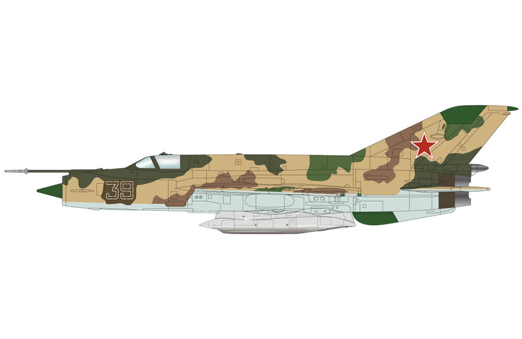 Hobby Master MIG-21R 39, 263rd Recon. Air Sqn., Soviet Air Force, Afghanistan 1981 HA0005 Scale 1:72