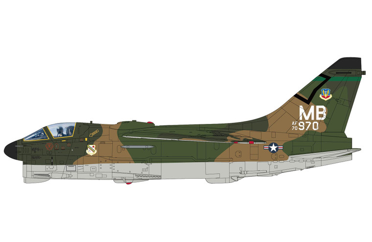 Hobby Master A-7D Corsair 70-0970, 354th TFW, 1970s HC1101 Scale 1:72