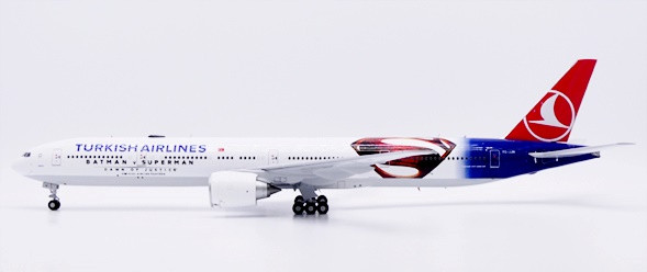 JC Wings Turkish Airlines Boeing 777-300ER "Batman v Superman" Reg: TC-JJN XX20704 1:200 With Stand
