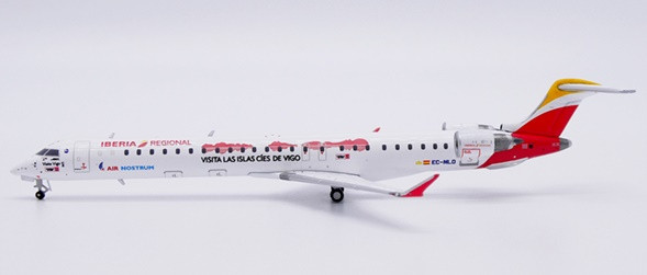 JC Wings Iberia Regional Bombardier CRJ-1000 "Visita Vigo" Reg: EC-MLO LH4402 1:400 With Antenna