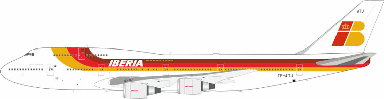 InFlight200 Iberia Boeing 747-300 Reg: TF-ATJ IF743IB0426 1:200 with stand