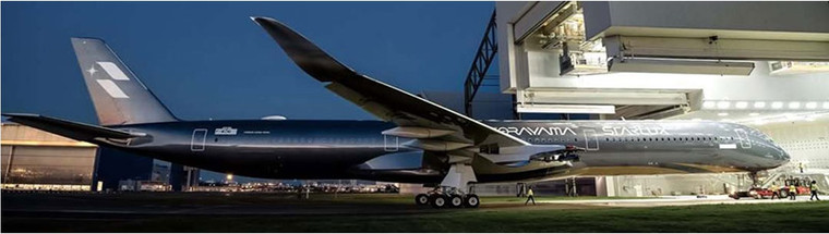 Aviation400 STARLUX Airlines Airbus A350-1000 Reg: B-58553 "Airsorayama Silver" detachable gear AV4430 1:400
