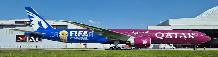 KJ Models Qatar Boeing 777-300ER Reg: A7-BEH KJ-B77W-255 1:200