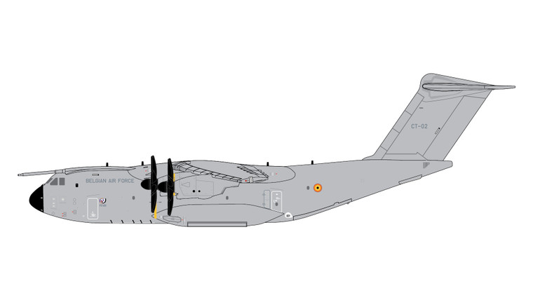 GeminiMACS Belgian Air Force Airbus A400M CT-02 GMBAF156 1:400