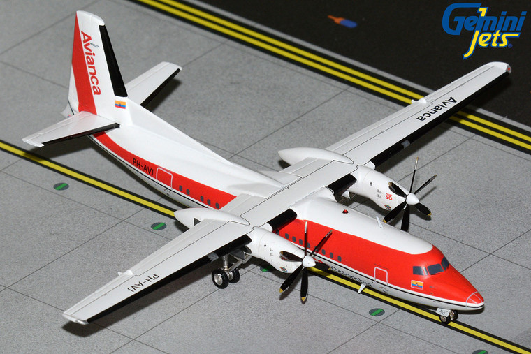 Avianca Fokker 50 Reg: PH-AVJ G2AVA1500 Scale 1:200
