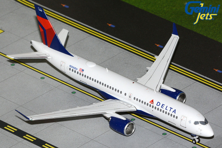 Delta Air Lines Airbus A220-300 Reg: N306DU G2DAL1421 Scale 1:200