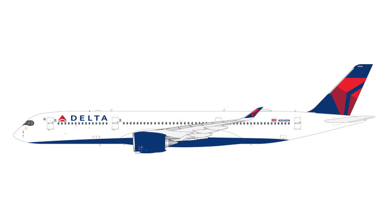 Gemini200 Delta Air Lines Airbus A350-900 N504DN G2DAL1496 1:200