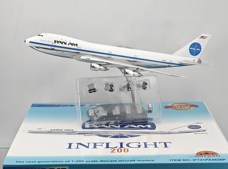 InFlight200 Pan Am Boeing 747-100 Reg: N656PA IF741PA0626P 1:200
