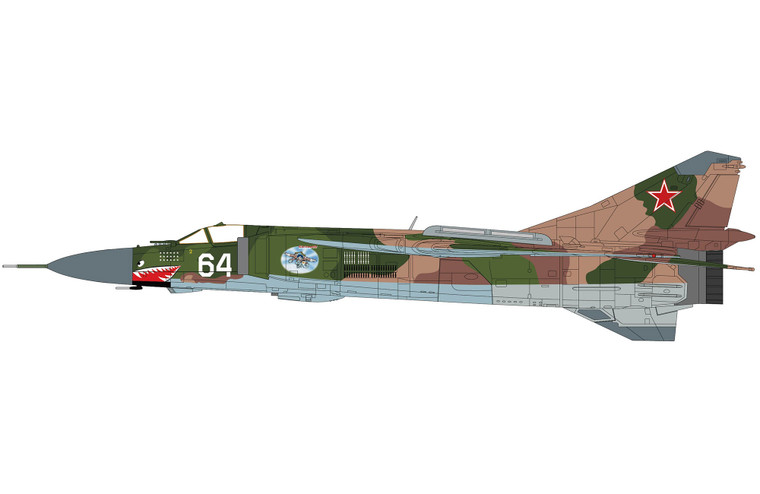 Hobby Master MIG-23 MLD Flogger-K White 64, 120th IAP, Soviet Air Force, Afghanistan, 1988 HA5318 Scale 1:72