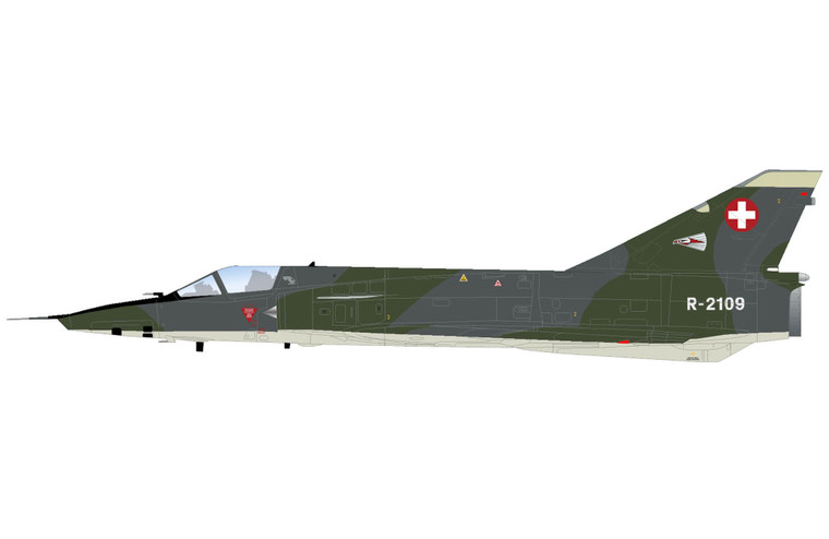 Hobby Master Mirage IIIRS R-2109, Staffel 10, Swiss Air Force, 2002 HA9853 Scale 1:72