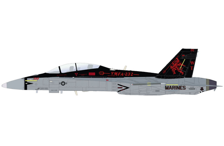 Hobby Master F/A-18D Hornet 164659, VMFA-232, Sept 2025 "Red Devils 100th Anniv. Scheme" HA3595 Scale 1:72