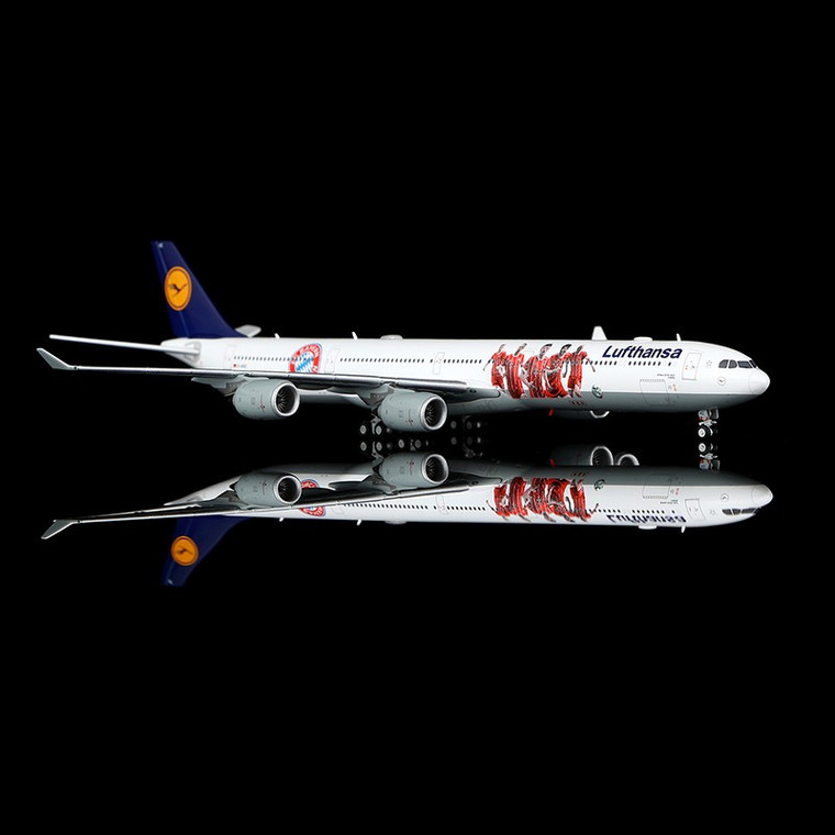 Lufthansa A340-600 Reg: D-AIHZ Bayern Munich Livery YY34617 Scale
