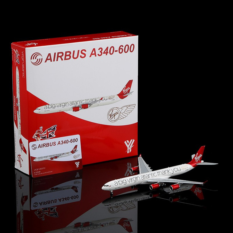 Virgin Atlantic A340-600 Reg: G-VNAP YY34622 Scale 1:400