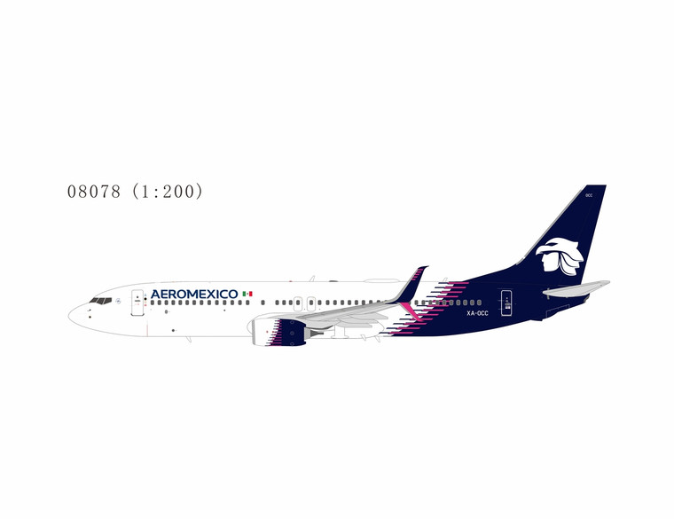 Aeromexico Boeing 737-800 Reg: XA-OCC 08078 1:200