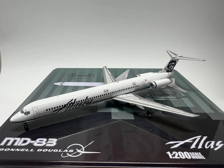 Jet-X Alaska MD-83 Reg: N979AS JX024-2-015 Scale 1:200