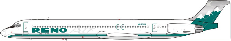Reno Air MD-83 Reg: N880RA JX024-2-001 Scale 1:200