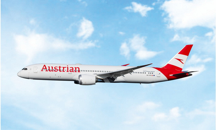 Phoenix Model Austrian Airlines Boeing 787-9 Reg: OE-LPG 12110 Scale 1:400