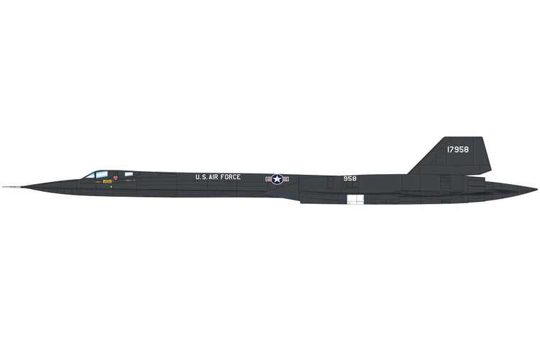 Hobby Master SR-71A Blackbird 17958, USAF, Beale AFB, 28th July 1976 "world absolute speed record holder" HC1301 Scale 1:72
