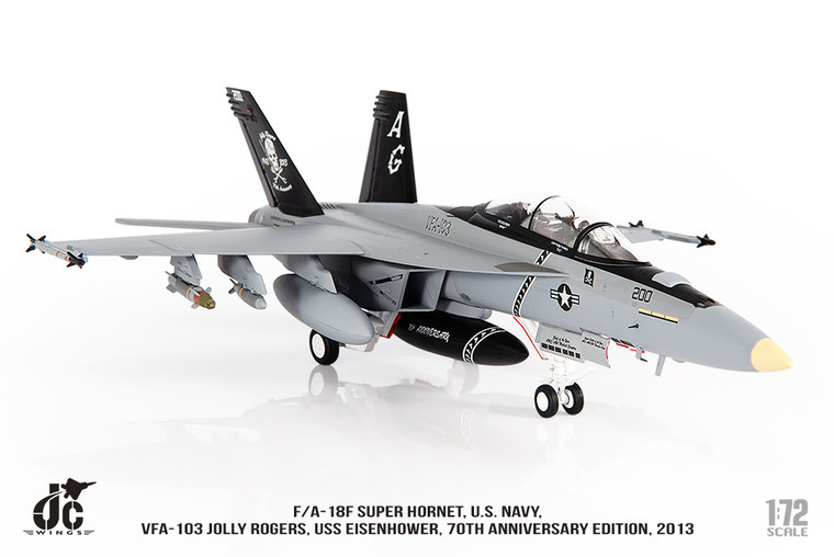 JC Wings F/A-18F Super Hornet U.S. NAVY VFA-103 Jolly Rogers, 70th