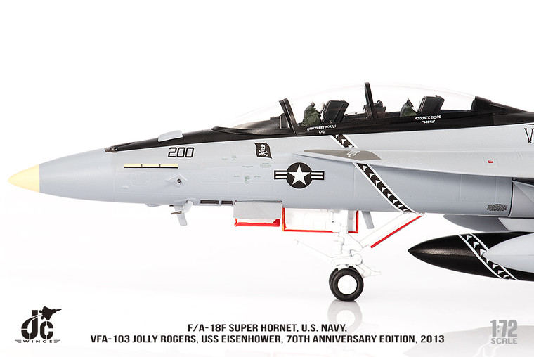JC Wings F/A-18F Super Hornet U.S. NAVY VFA-103 Jolly Rogers, 70th