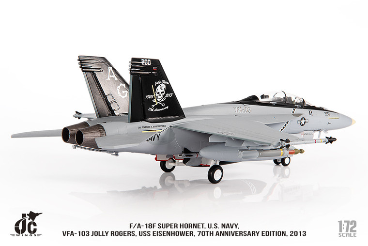 JC Wings F/A-18F Super Hornet U.S. NAVY VFA-103 Jolly Rogers, 70th