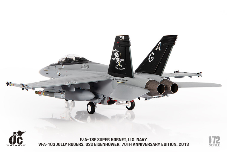 JC Wings F/A-18F Super Hornet U.S. NAVY VFA-103 Jolly Rogers, 70th