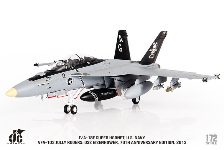 JC Wings F/A-18F Super Hornet U.S. NAVY VFA-103 Jolly Rogers, 70th