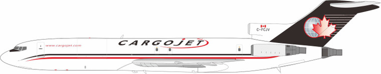 InFlight200 Cargojet Airways Boeing 727-200 Reg: C-FCJV with stand, LIMITED IF722W80326 1:200 with stand