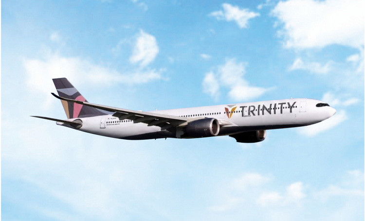 Phoenix Model Trinity Airways Airbus A330-900neo Reg: HL8748 12125 Scale 1:400