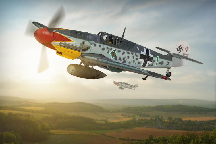 Messerschmitt Bf109G-6 - Major Hermann Graf AA27113 Scale 1:72