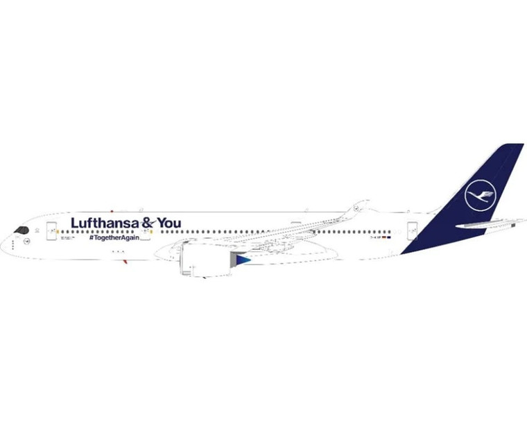 JFox Lufthansa Airbus A350-900 JF-A350-9-010 Scale 1:200
