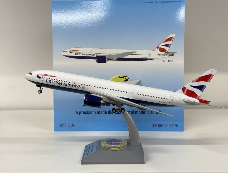 ARD200 British Airways Boeing 777-200ER G-YMMI ARDBA125 Scale 1:200