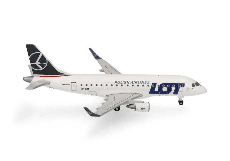 Herpa LOT Polish Airlines Embraer E170 Reg: SP-LDI HE536318-001 Scale 1:500