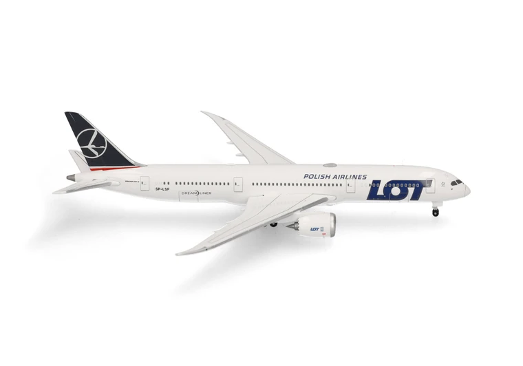 Herpa LOT Polish Airlines Boeing 787-9 Reg: SP-LSF HE536646-001 Scale 1:500