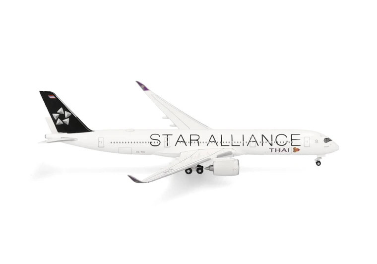 Thai Airways Airbus A350-900 "Sakon Nakhon" Reg: HS-THU HE538978 Scale 1:500
