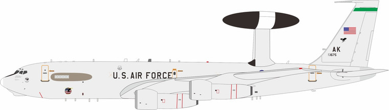 InFlight200 U.S. Air Force Boeing E-3B Sentry Reg: E-3B with stand IFE3BUSAF675 1:200