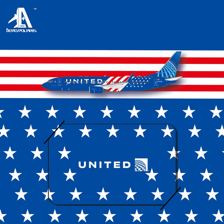United Airlines Boeing 737-800 America 250 N78285 HA7380063 Scale 1:400